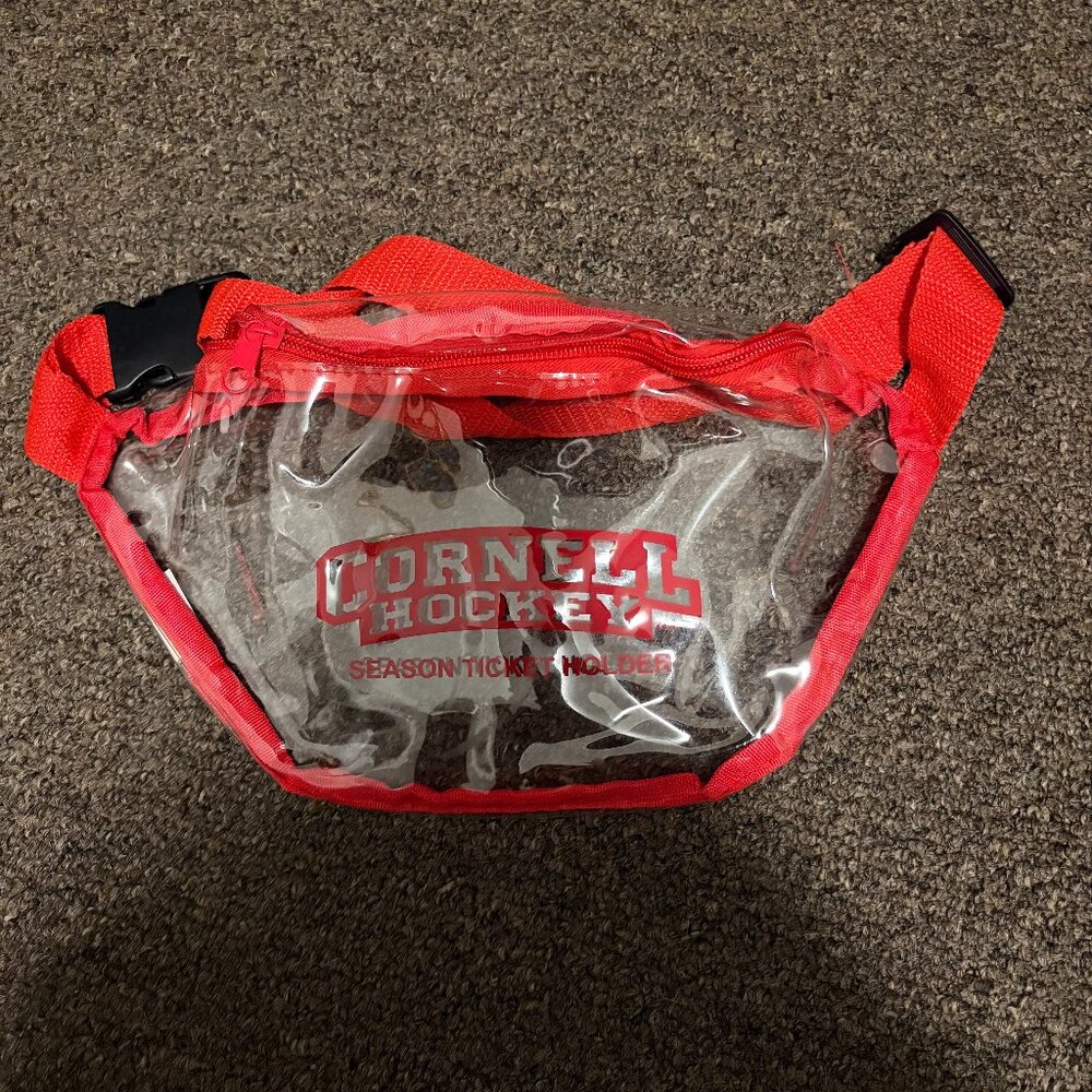 Cornell University Ice Hockey Clear Fanny Pack